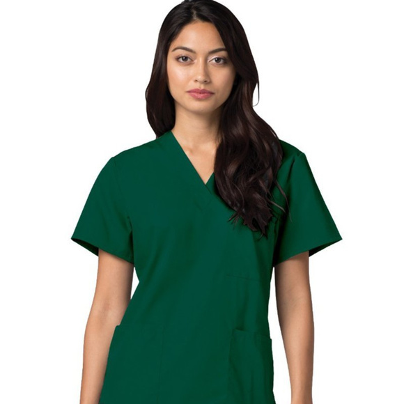 NWT Adar Uniforms Hunter Green Scrubs Size XS - Picture 2 of 3